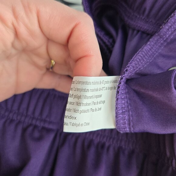 Deyeek womens size XL purple tear away pants side split snap post surgery - Picture 7 of 10